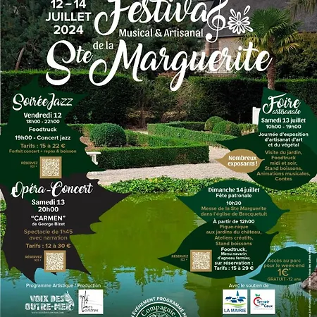 Bed & Breakfast E Andre Le Domaine Des Jardins De Bracquetuit